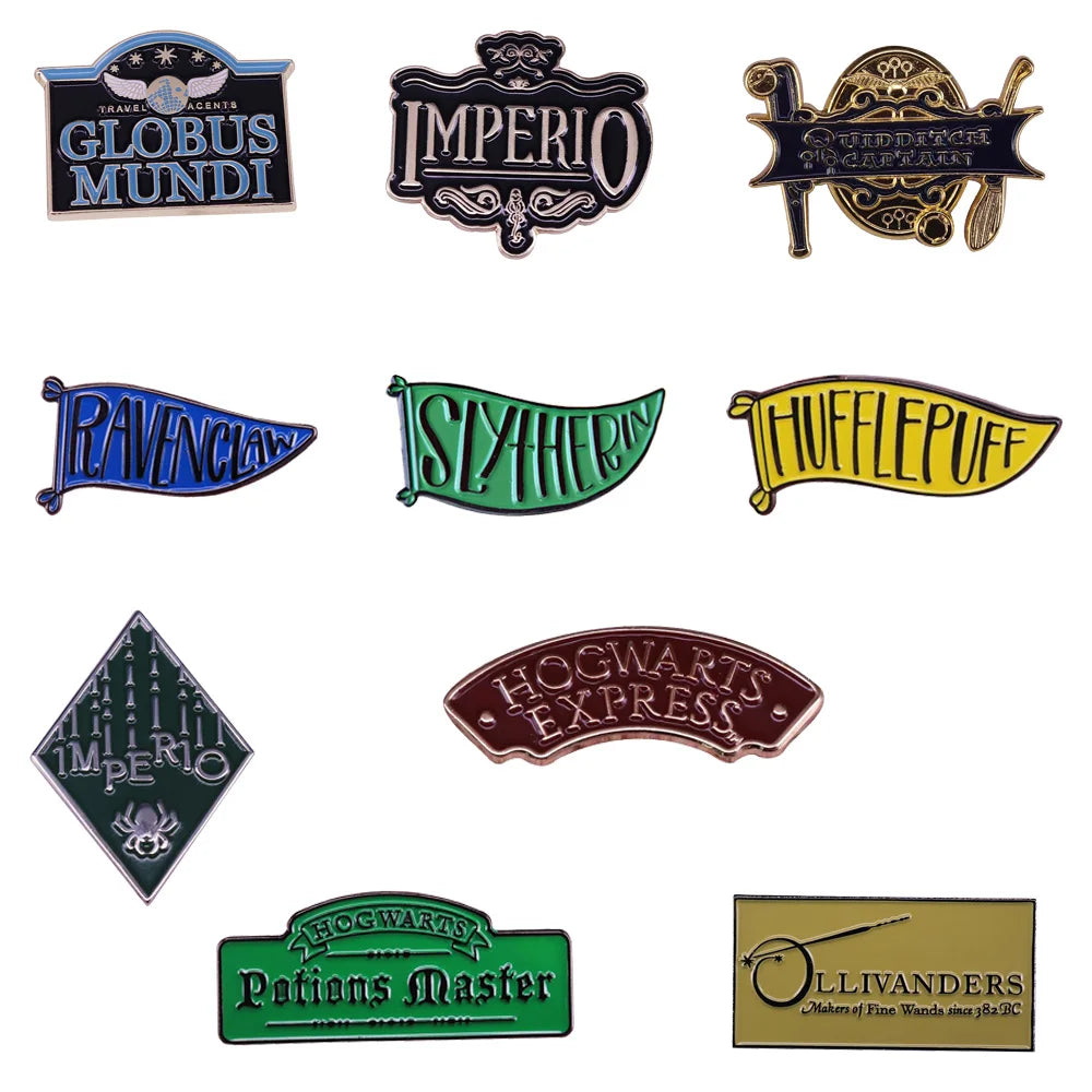 Magic Spells Brooch Pin