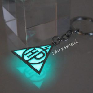 Triangle Lightning Keychain