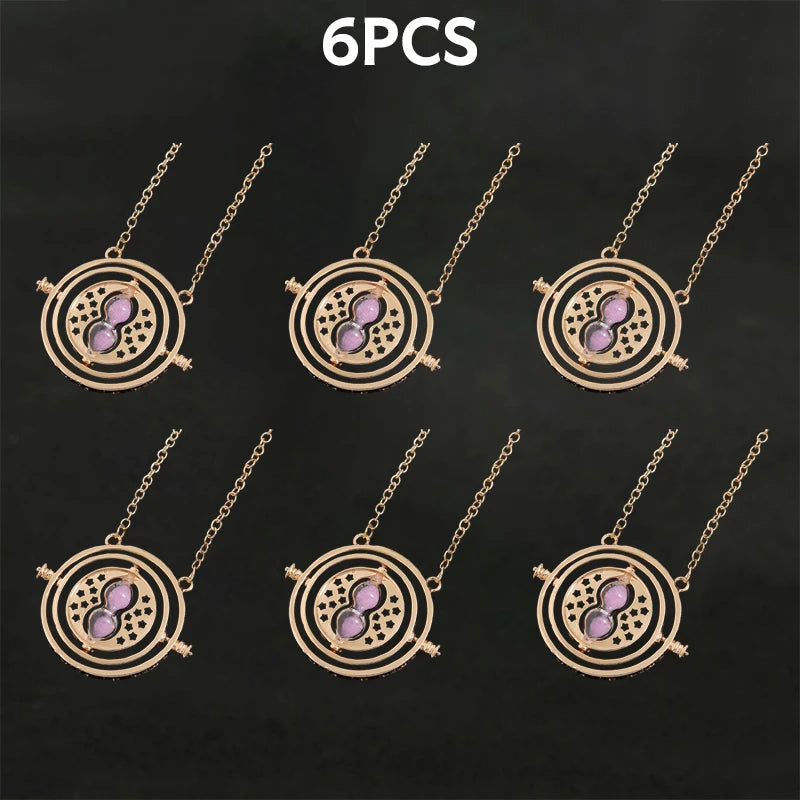 Harry Potter Time Turner & Wand Necklace Set - Image 27