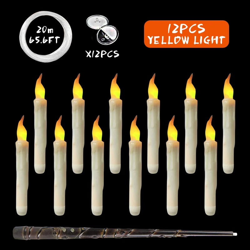 Magic Wand Remote-Controlled Floating Candle - Image 8