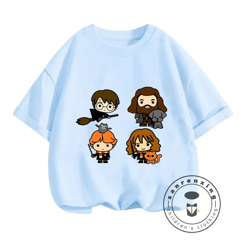 Harry Potter Kawaii Anime T-Shirt for Kids - Image 19