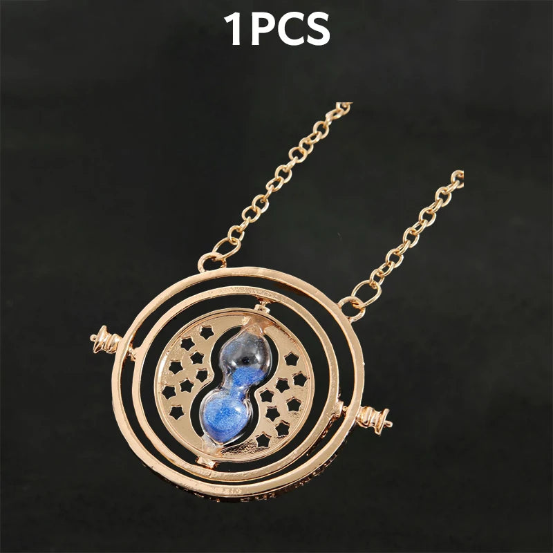 Harry Potter Time Turner & Wand Necklace Set - Image 22