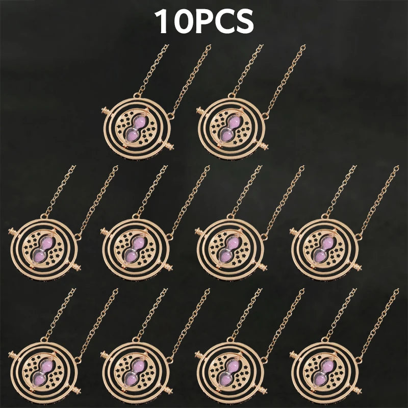 Harry Potter Time Turner & Wand Necklace Set - Image 16