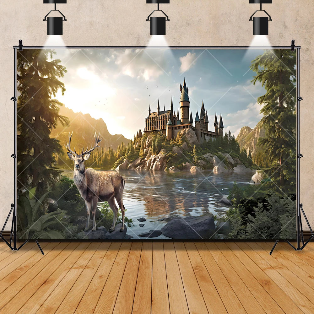 Magic Castle Witches & Wizards School Backdrop - Image 11