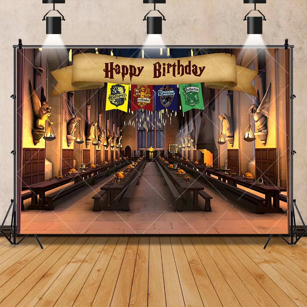 Magic Castle Witches & Wizards School Backdrop - Image 22
