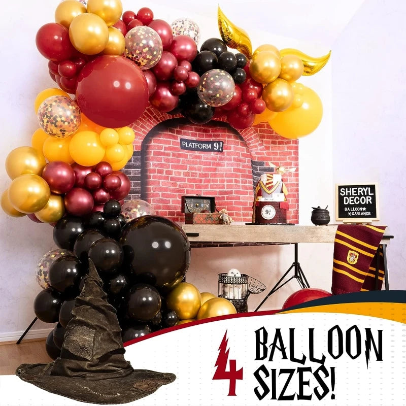 82-Piece Magic & Wizard-Themed Balloon Arch Set - Image 3
