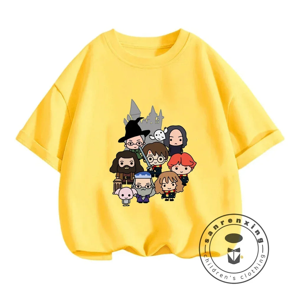 Harry Potter Kawaii Anime T-Shirt for Kids - Image 6