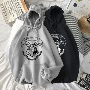 Fashion Y2K Hogwarts Printed Hoodie