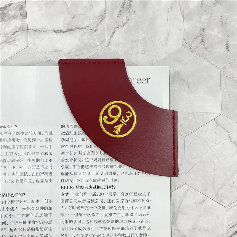 Harries Leather Bookmark â Magic Runes & Deathly Hallows Hot Stamping Design - Image 12