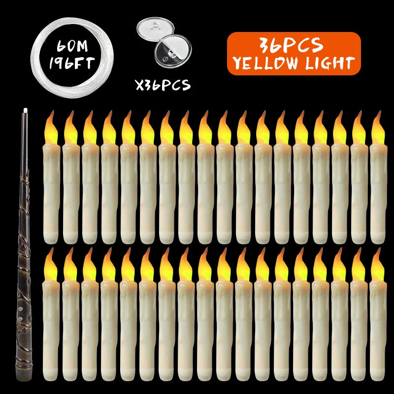 Magic Wand Remote-Controlled Floating Candle - Image 12