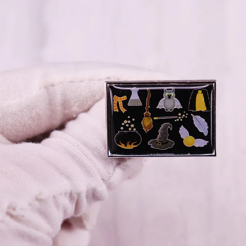 Harry Potter Magic Item Brooch Set - Image 4
