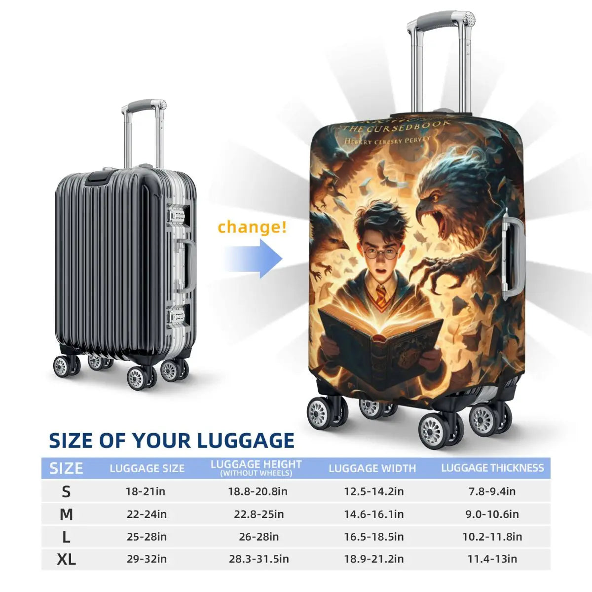 Harry Potter Movie Suitcase Cover - Image 6