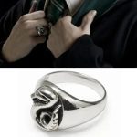 New Simple Wizarding School Snake Badge Ring