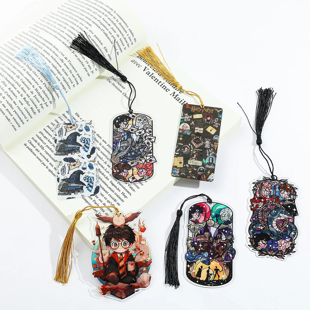 Magical Literature Harry Potter Acrylic Bookmarks