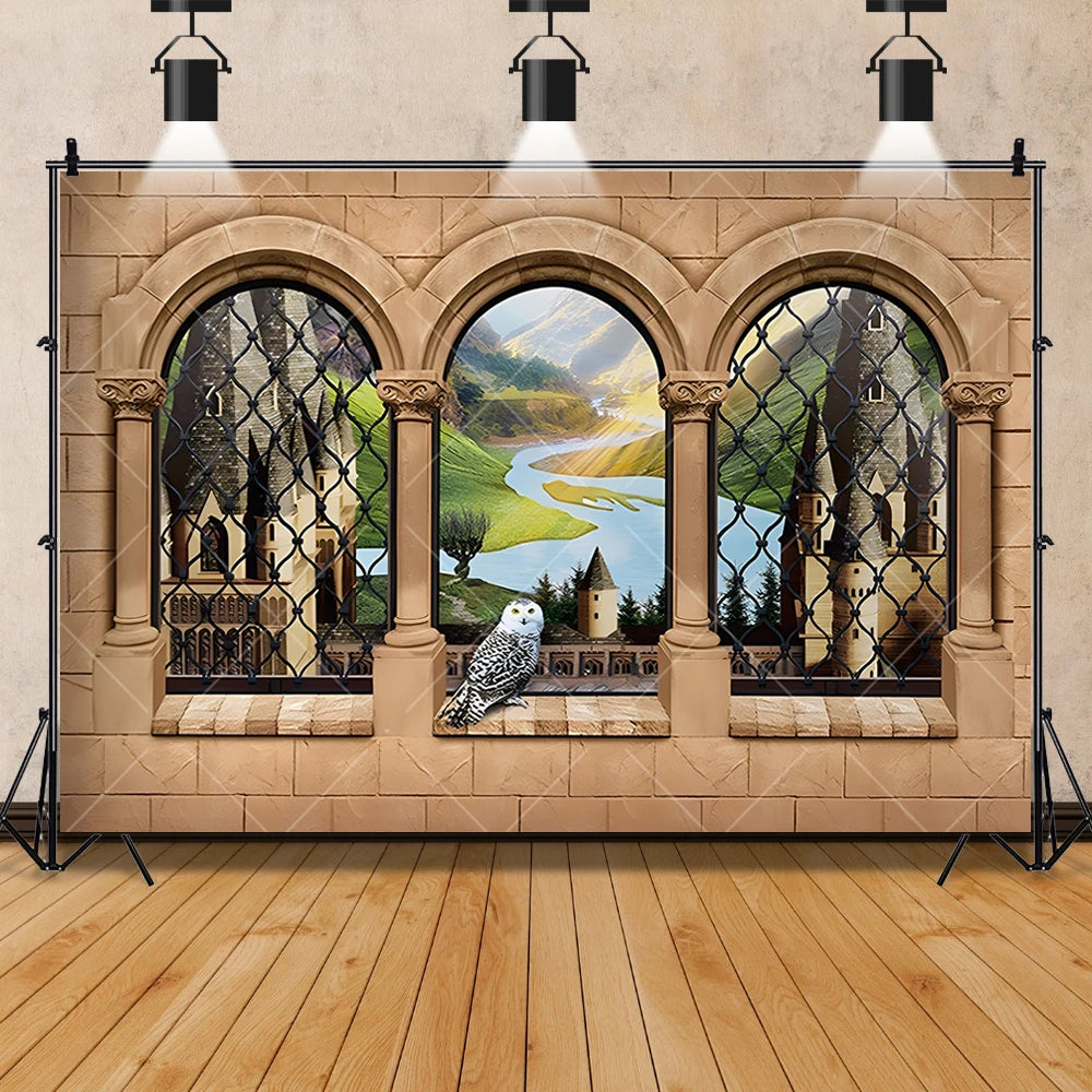 Magic Castle Witches & Wizards School Backdrop - Image 17
