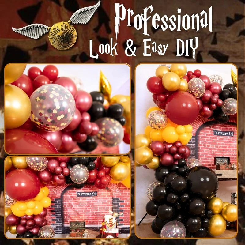 82-Piece Magic & Wizard-Themed Balloon Arch Set - Image 4