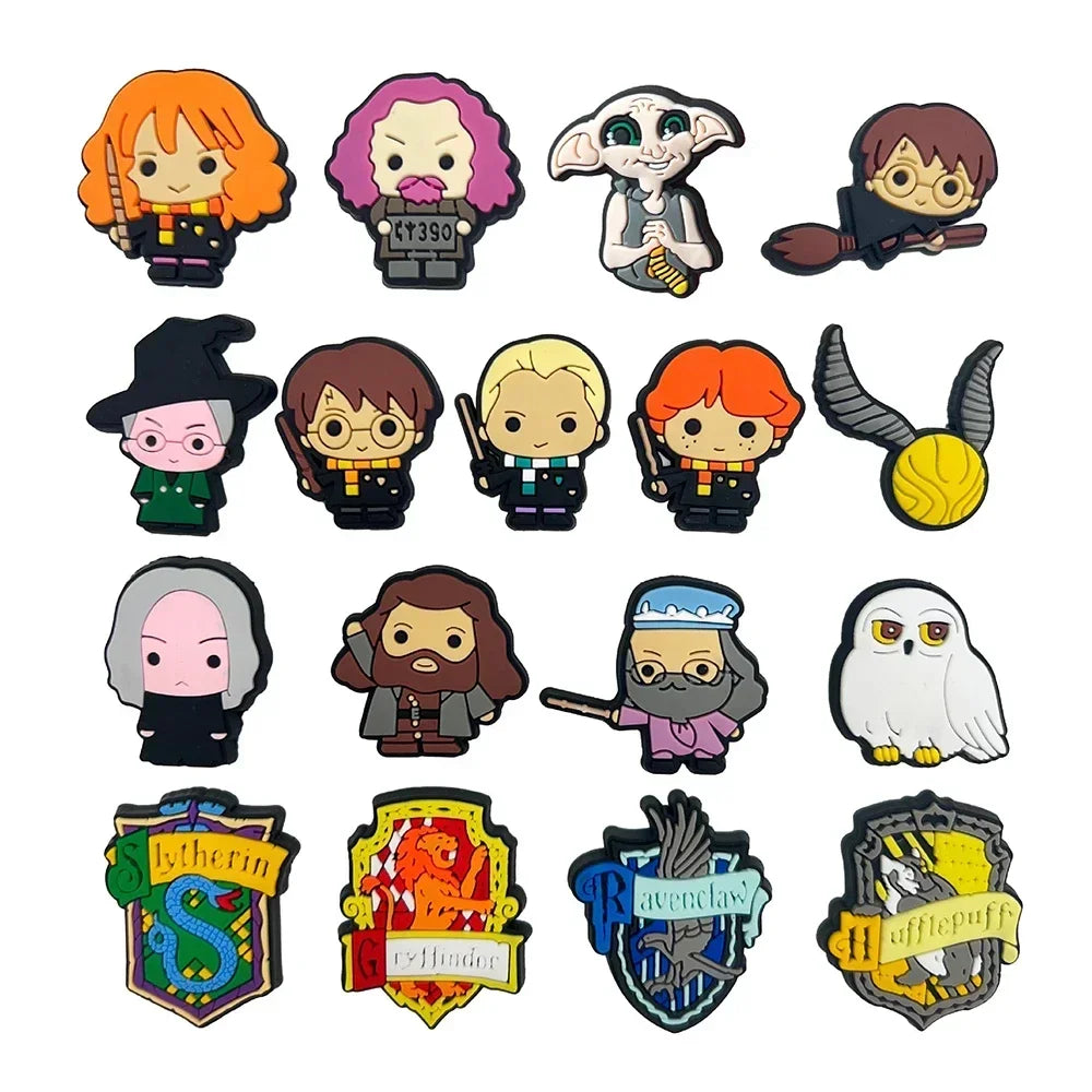 17pcs Harry Potter Anime Shoe Charms Set - Image 19