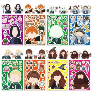 Hogwarts Wizarding School Q-Version Sticker Set