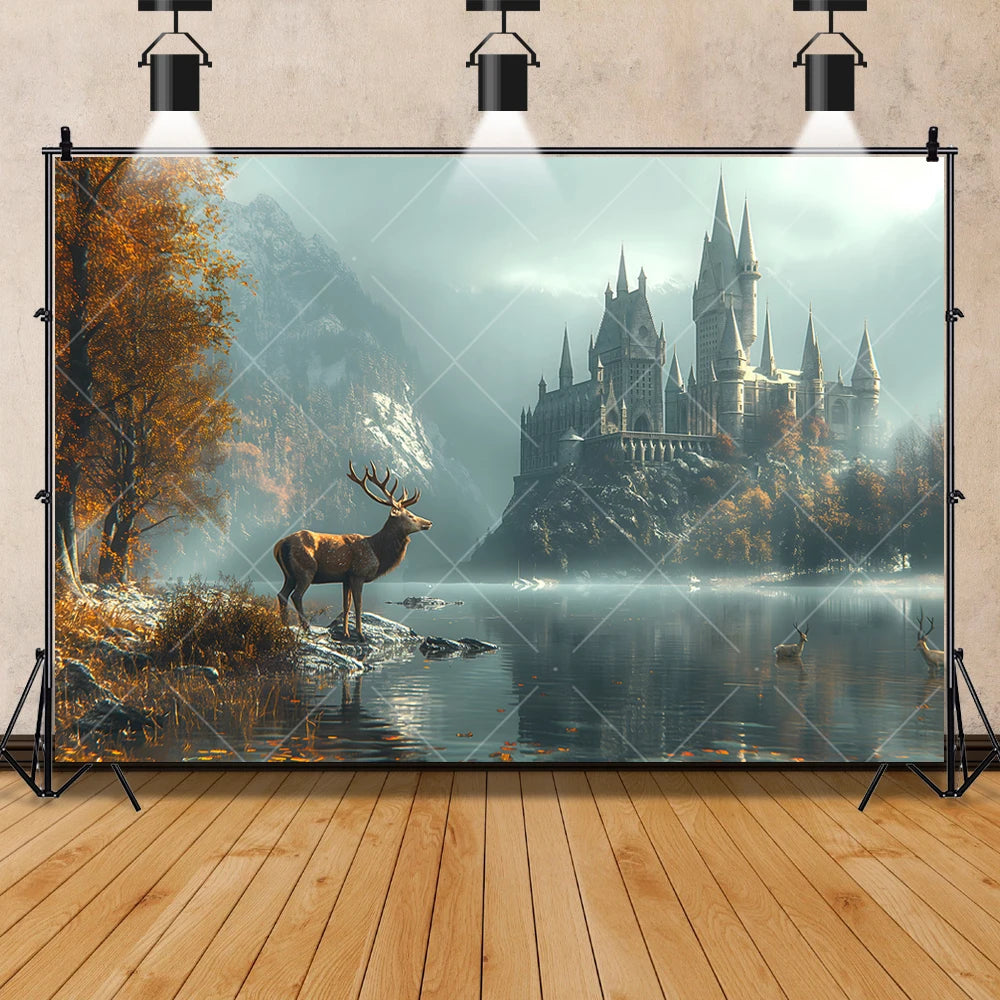 Magic Castle Witches & Wizards School Backdrop - Image 5