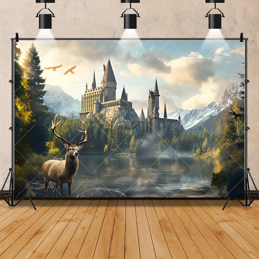 Magic Castle Witches & Wizards School Backdrop - Image 23