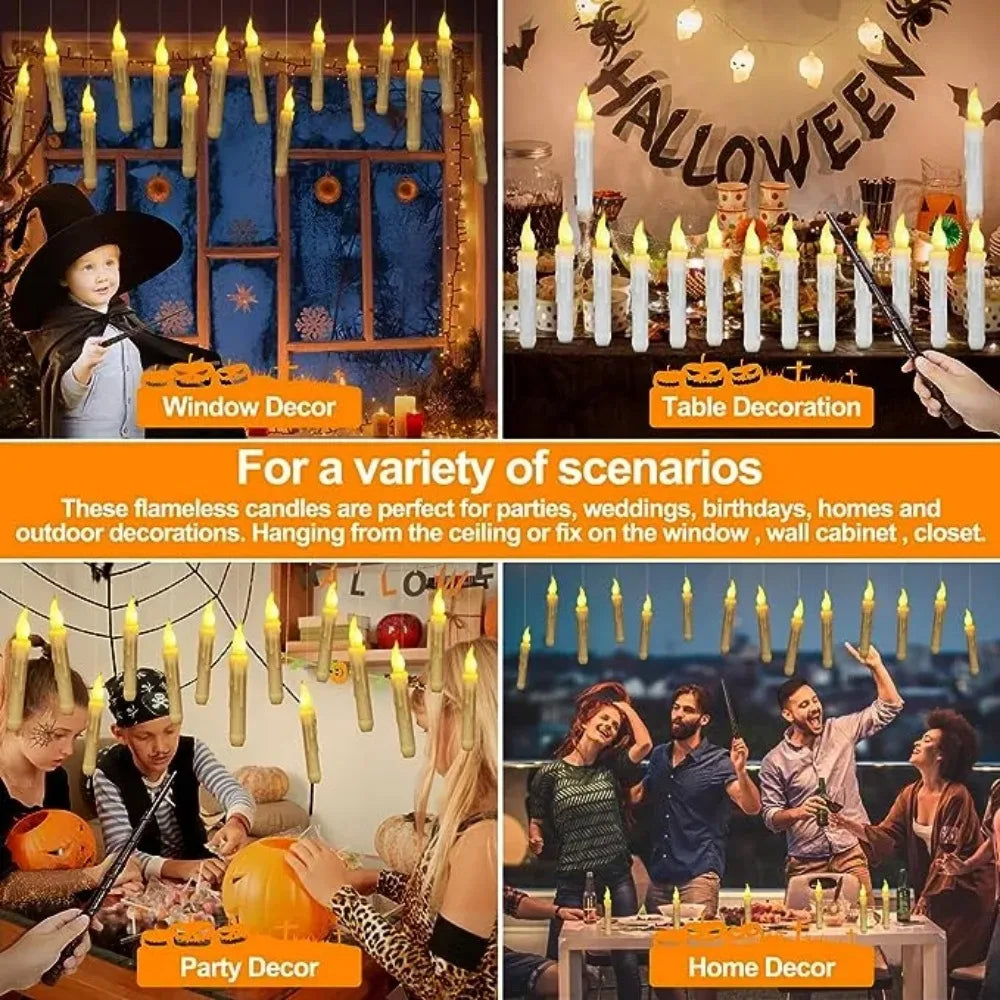 Magic Wand Remote-Controlled Floating Candle - Image 5