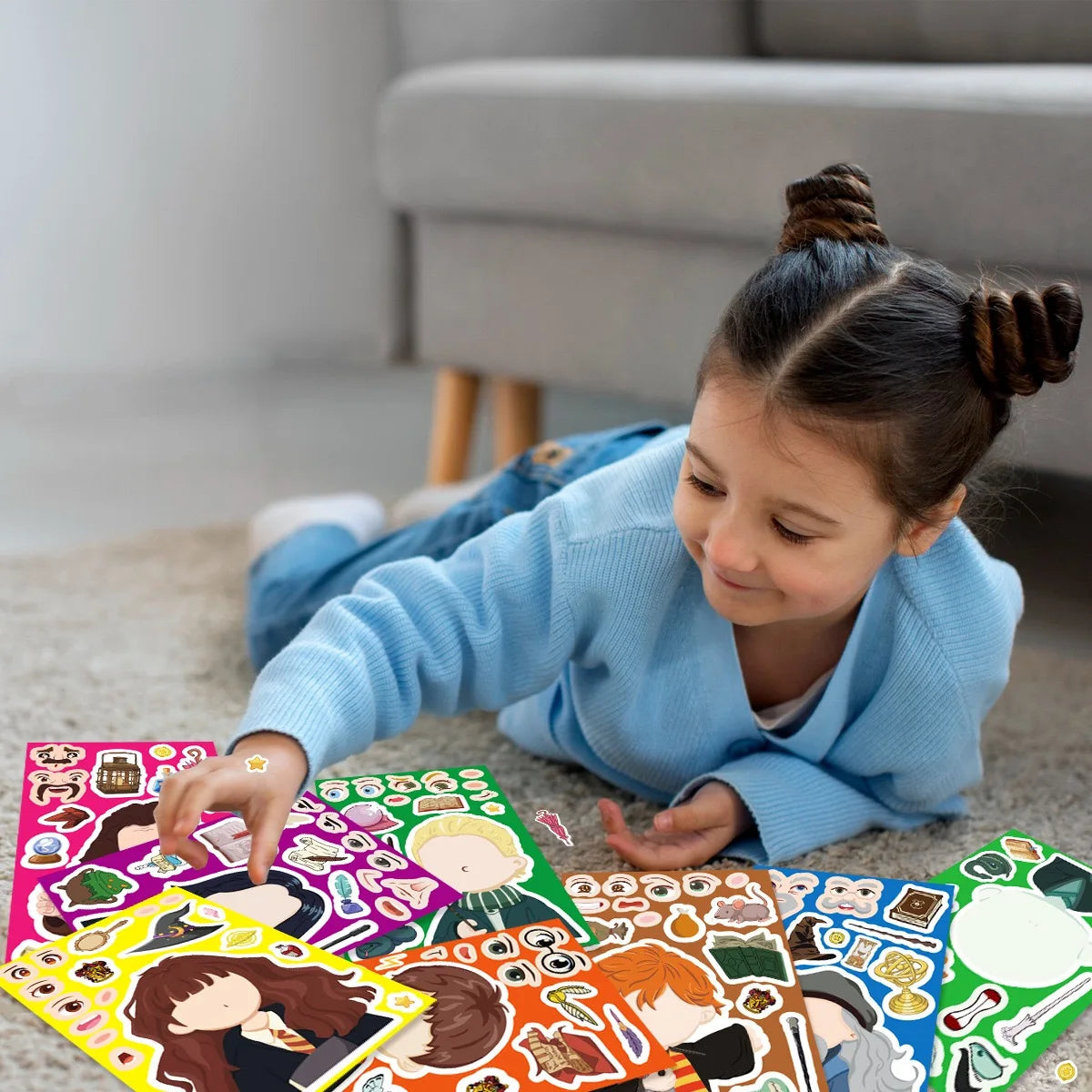 Hogwarts Wizarding School Q-Version Sticker Set - Image 6