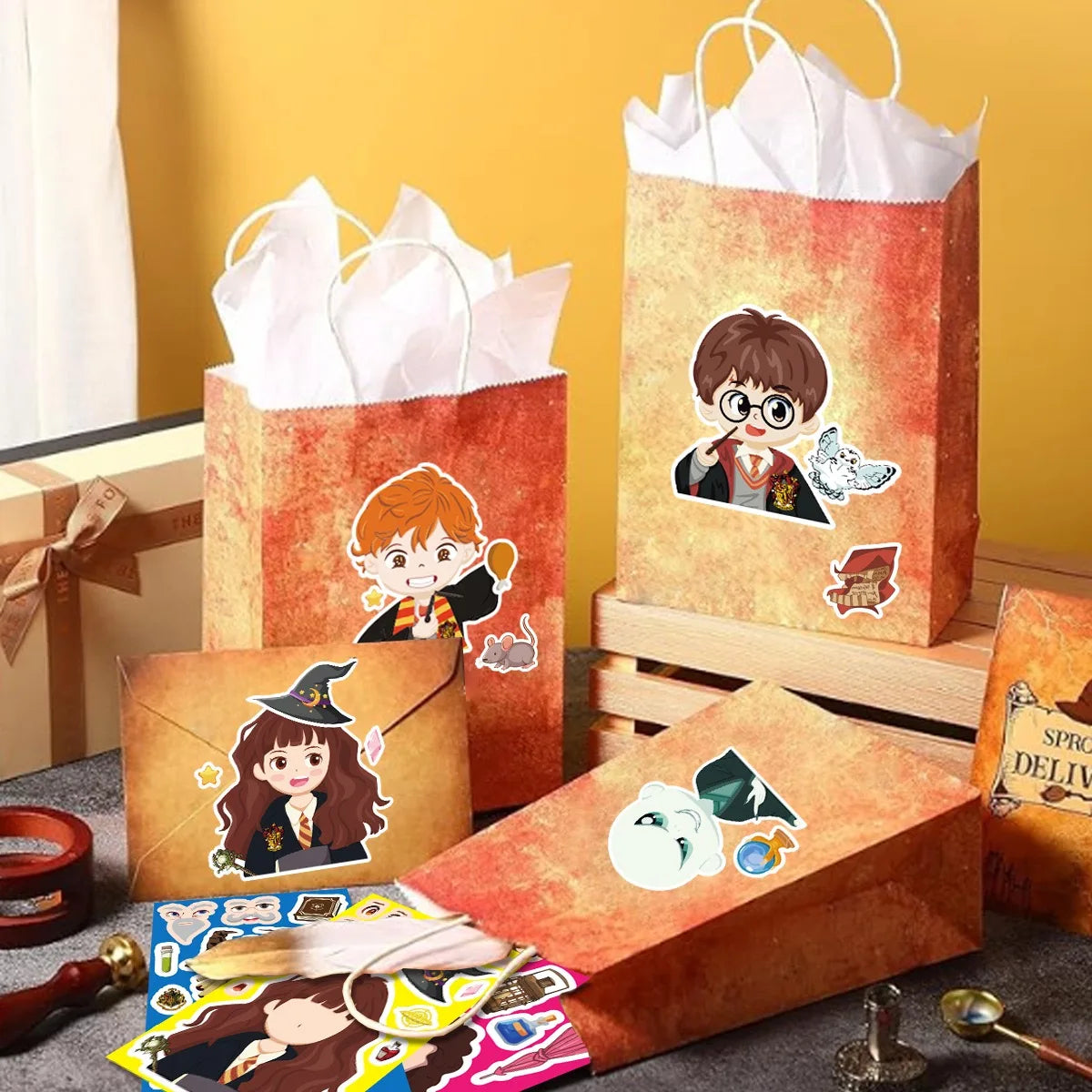 Hogwarts Wizarding School Q-Version Sticker Set - Image 5