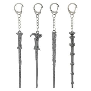 Harry Potter Magic Wand Metal Pendant Keyring