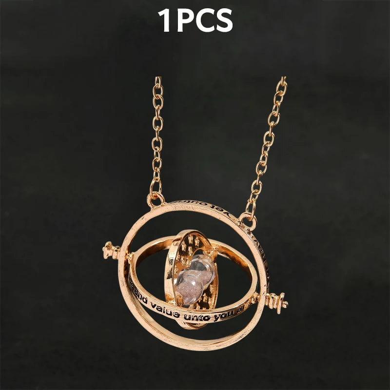 Harry Potter Time Turner & Wand Necklace Set - Image 20