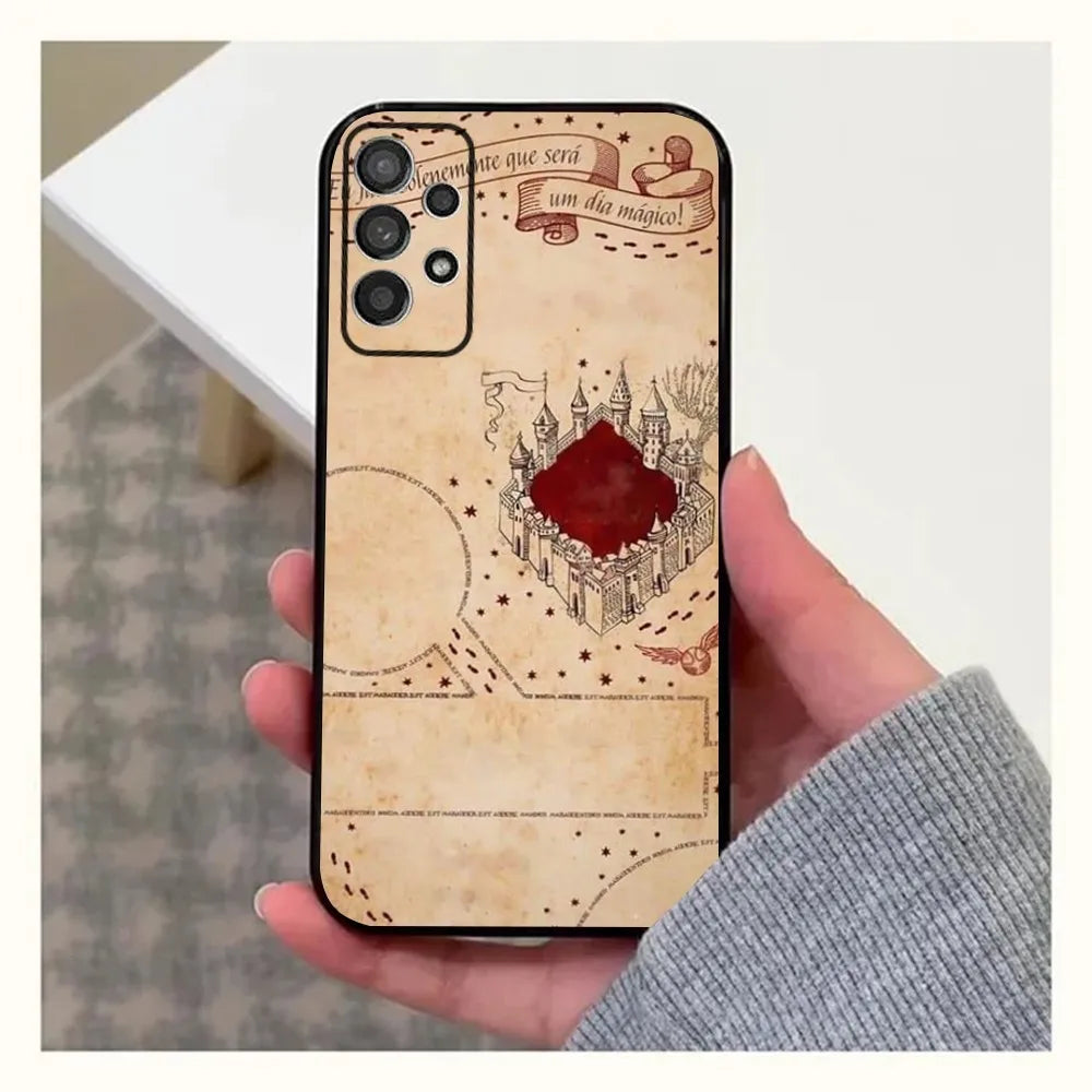 Marauder's Map & Train Ticket Art Phone Case - Image 7