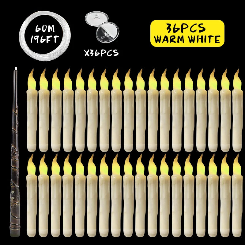 Magic Wand Remote-Controlled Floating Candle - Image 9