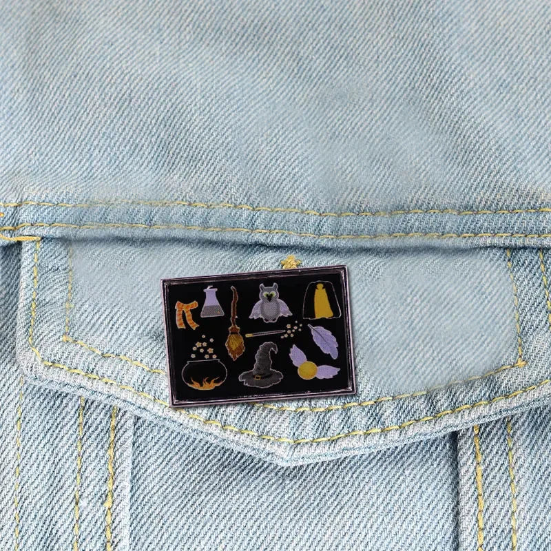 Harry Potter Magic Item Brooch Set - Image 5