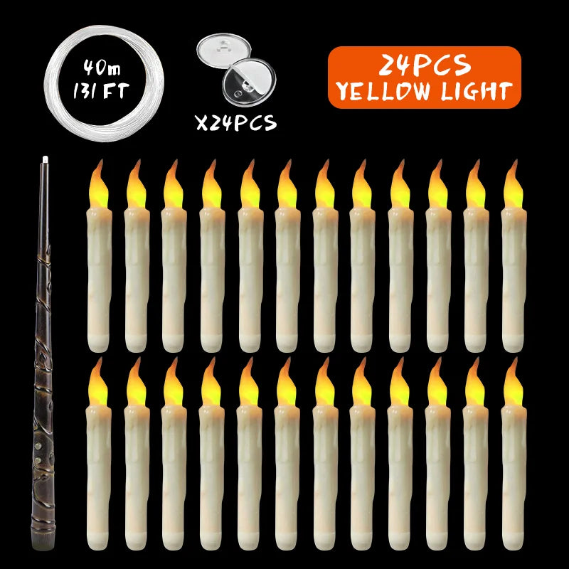 Magic Wand Remote-Controlled Floating Candle - Image 10