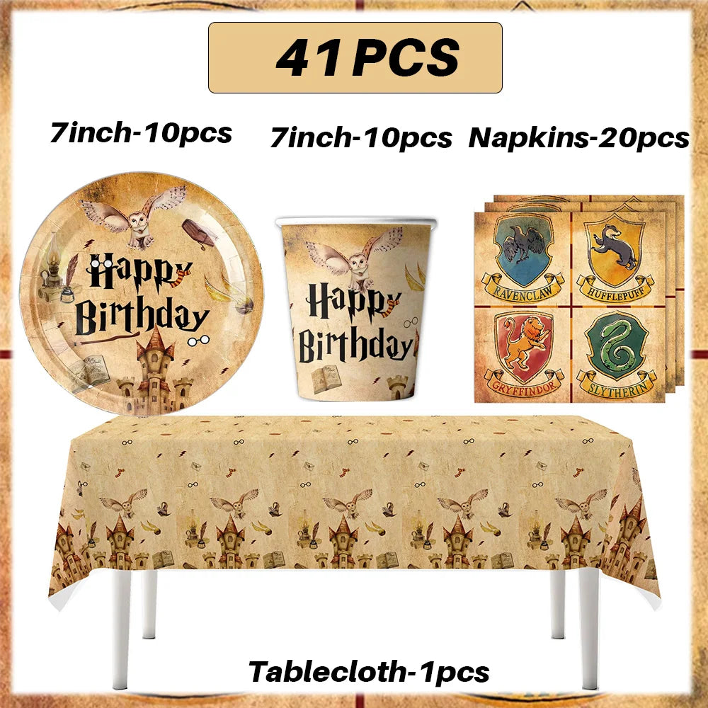 Magic School Birthday Party Decoration Set - Image 2