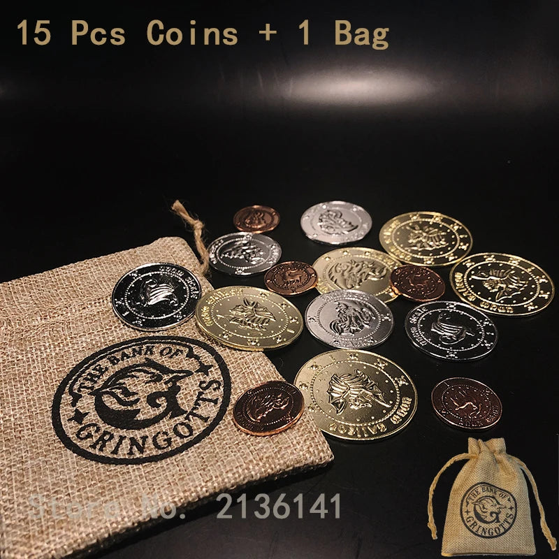 16-Piece HP Wizard Bank Coin Set - Image 7