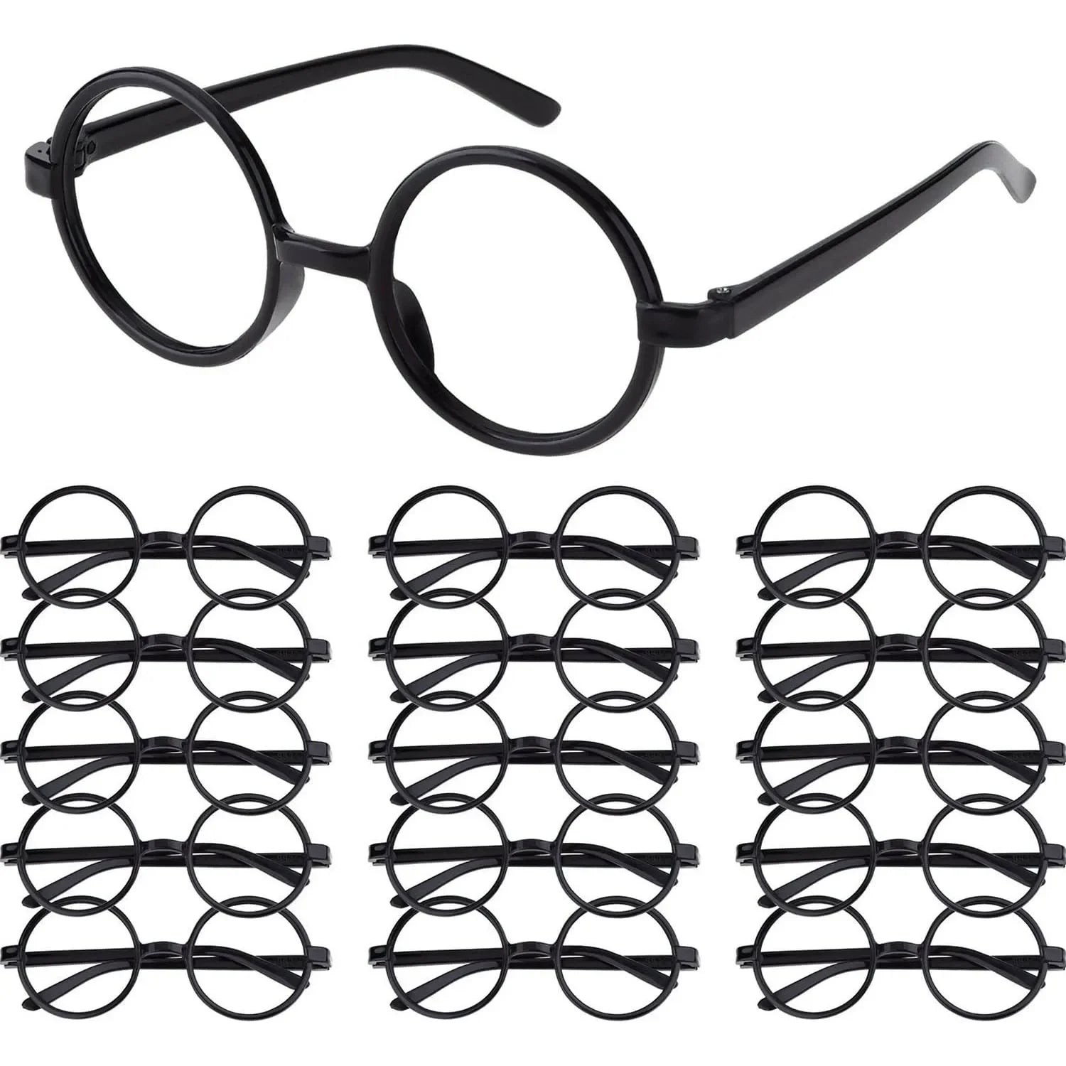 6/12/18PCS Wizard Round Frame Glasses
